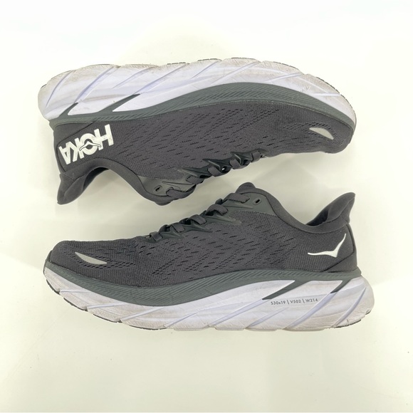 Hoka One One Clifton 8 running shoes 8.5 wide - Picture 4 of 7